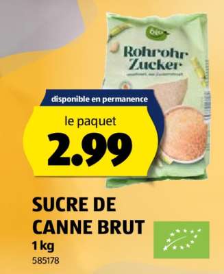 SUCRE DE CANNE BRUT