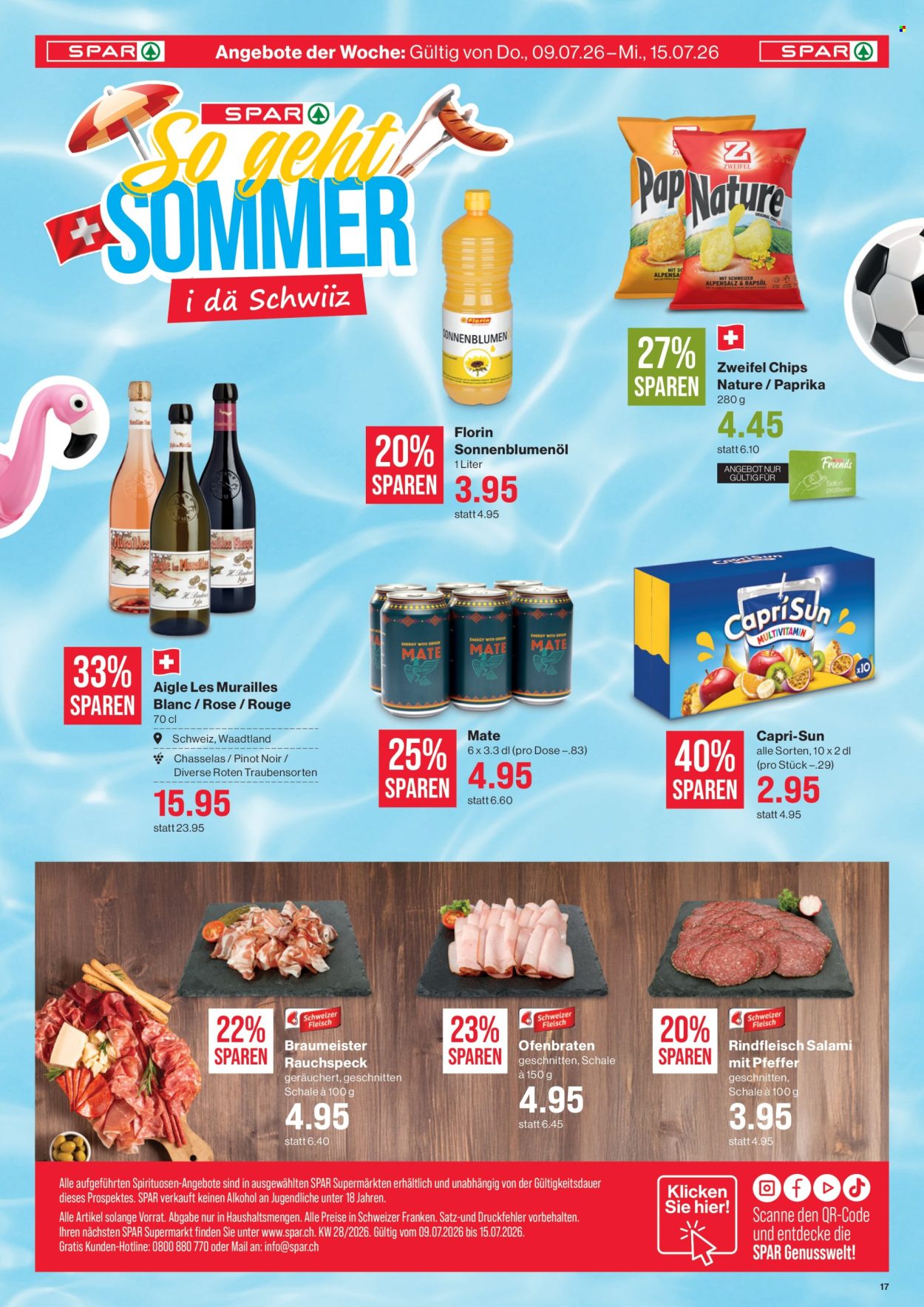 Catalogue SPAR - 9.7.2026 - 15.7.2026. Page 17. Page 17