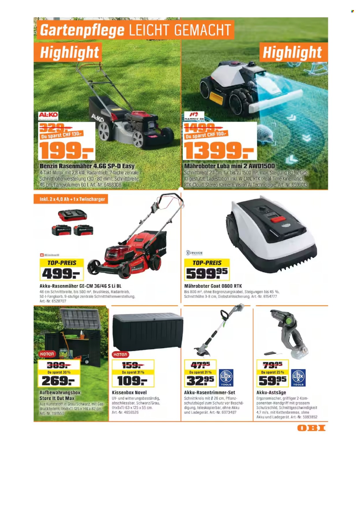 Catalogue OBI - 8.7.2026 - 4.8.2026. Page 5. Page 5