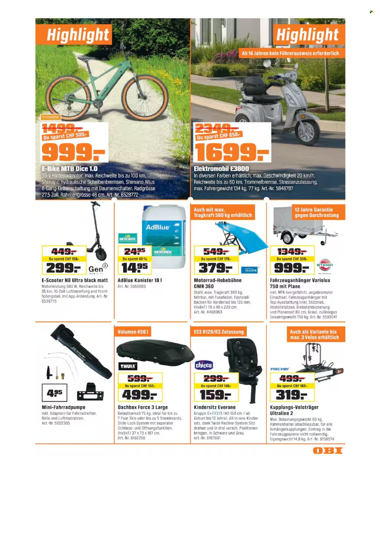 Catalogue OBI - 8.7.2026 - 4.8.2026. Page 9. Page 9