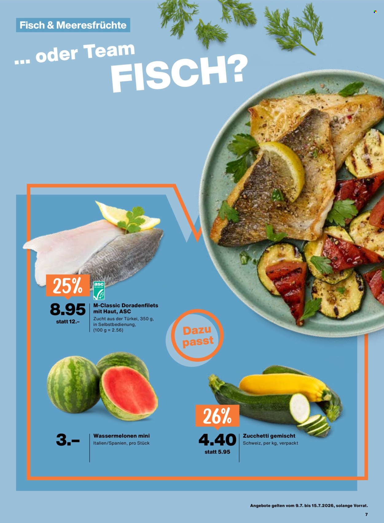 Catalogue Migros - 9.7.2026 - 15.7.2026. Page 7. Page 7