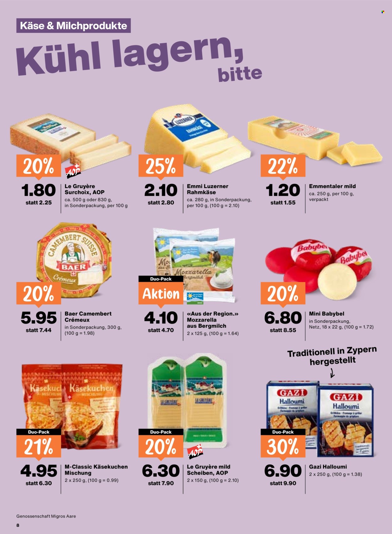 Catalogue Migros - 9.7.2026 - 15.7.2026. Page 8. Page 8