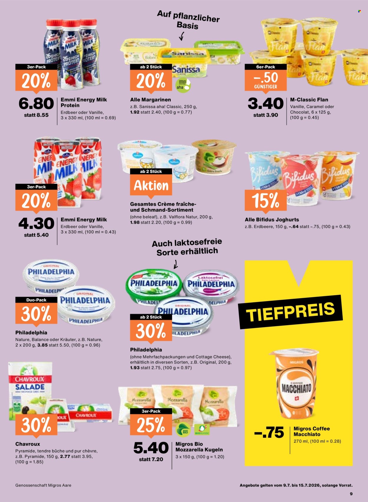 Catalogue Migros - 9.7.2026 - 15.7.2026. Page 9. Page 9