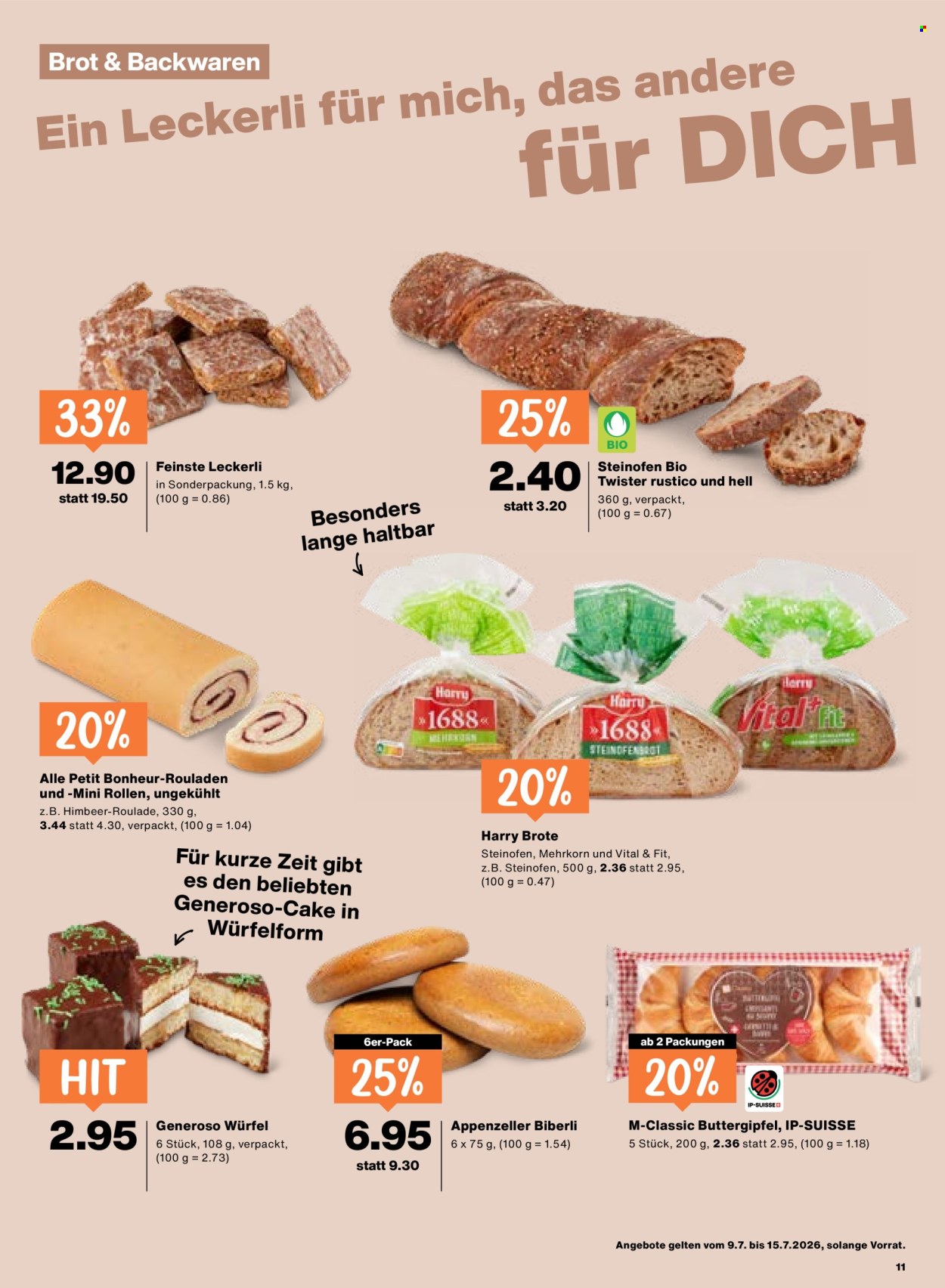 Catalogue Migros - 9.7.2026 - 15.7.2026. Page 11. Page 11