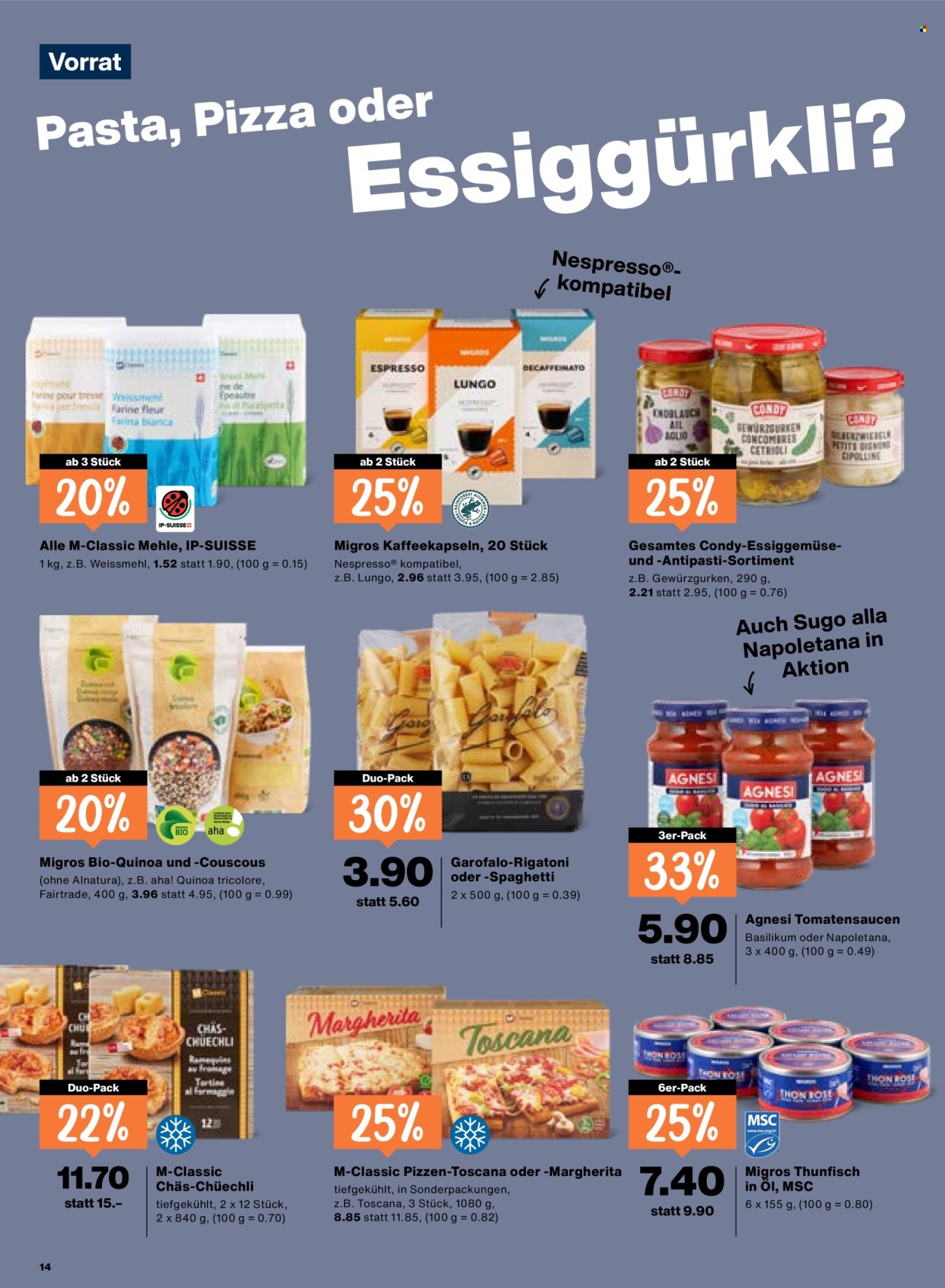 Catalogue Migros - 9.7.2026 - 15.7.2026. Page 14. Page 14