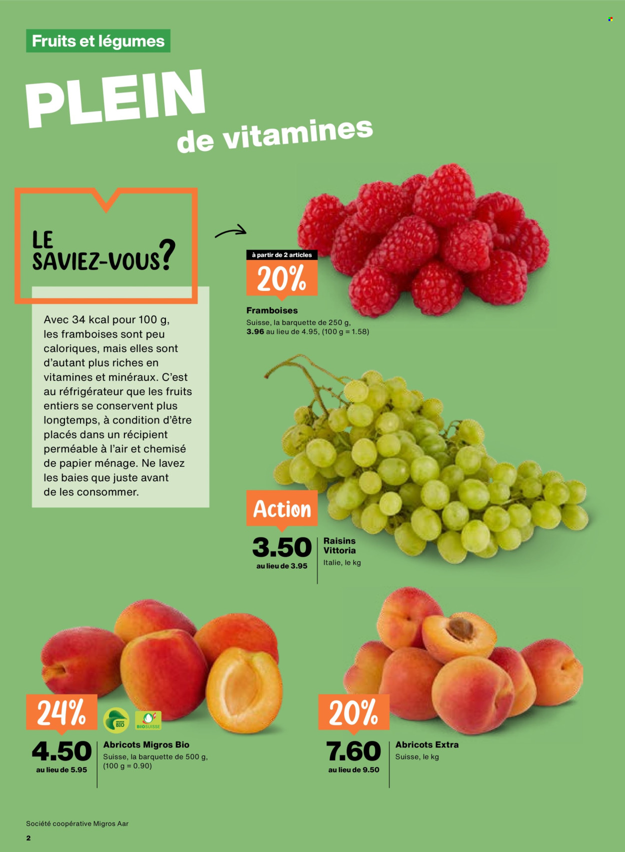 Catalogue Migros - 9.7.2026 - 15.7.2026. Page 2. Page 2
