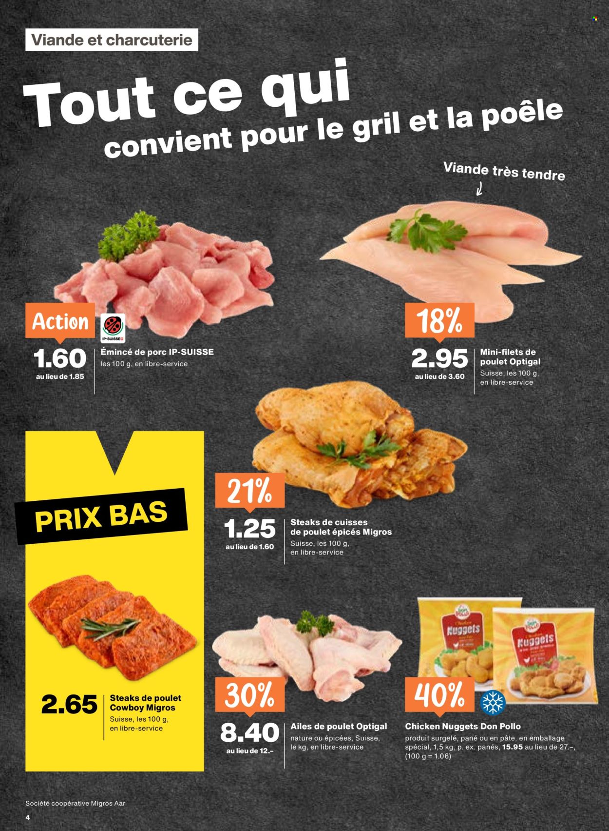 Catalogue Migros - 9.7.2026 - 15.7.2026. Page 4. Page 4