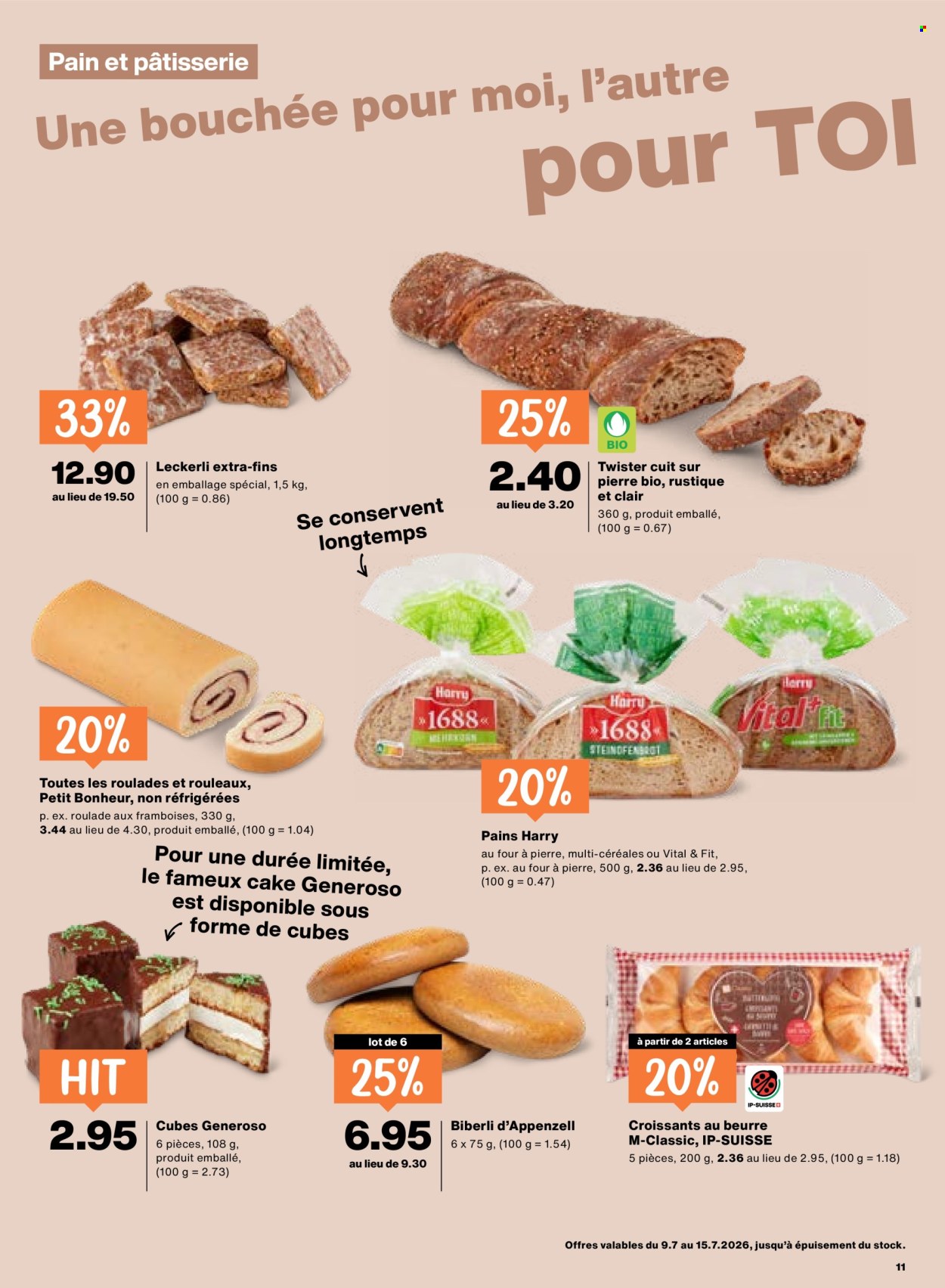 Catalogue Migros - 9.7.2026 - 15.7.2026. Page 11. Page 11