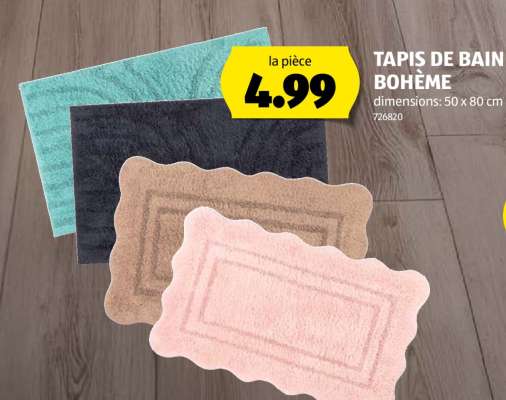 TAPIS DE BAIN BOHÈME
