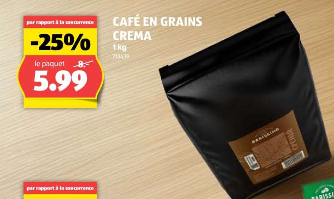 CAFÉ EN GRAINS CREMA