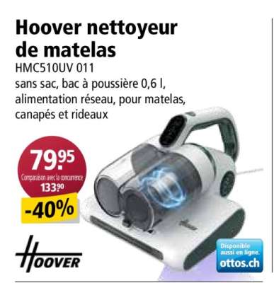 Hoover nettoyeur de matelas