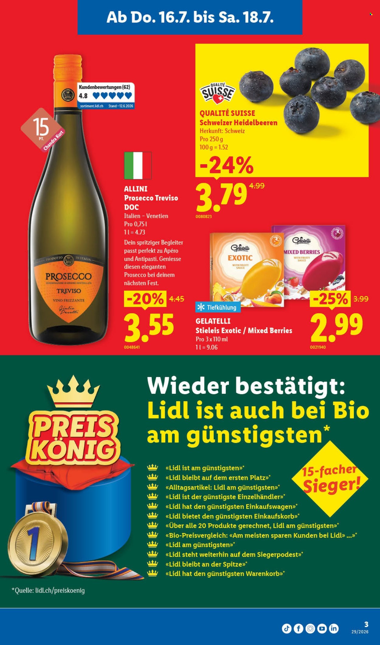 Catalogue Lidl - 16.7.2026 - 22.7.2026. Page 3. Page 3