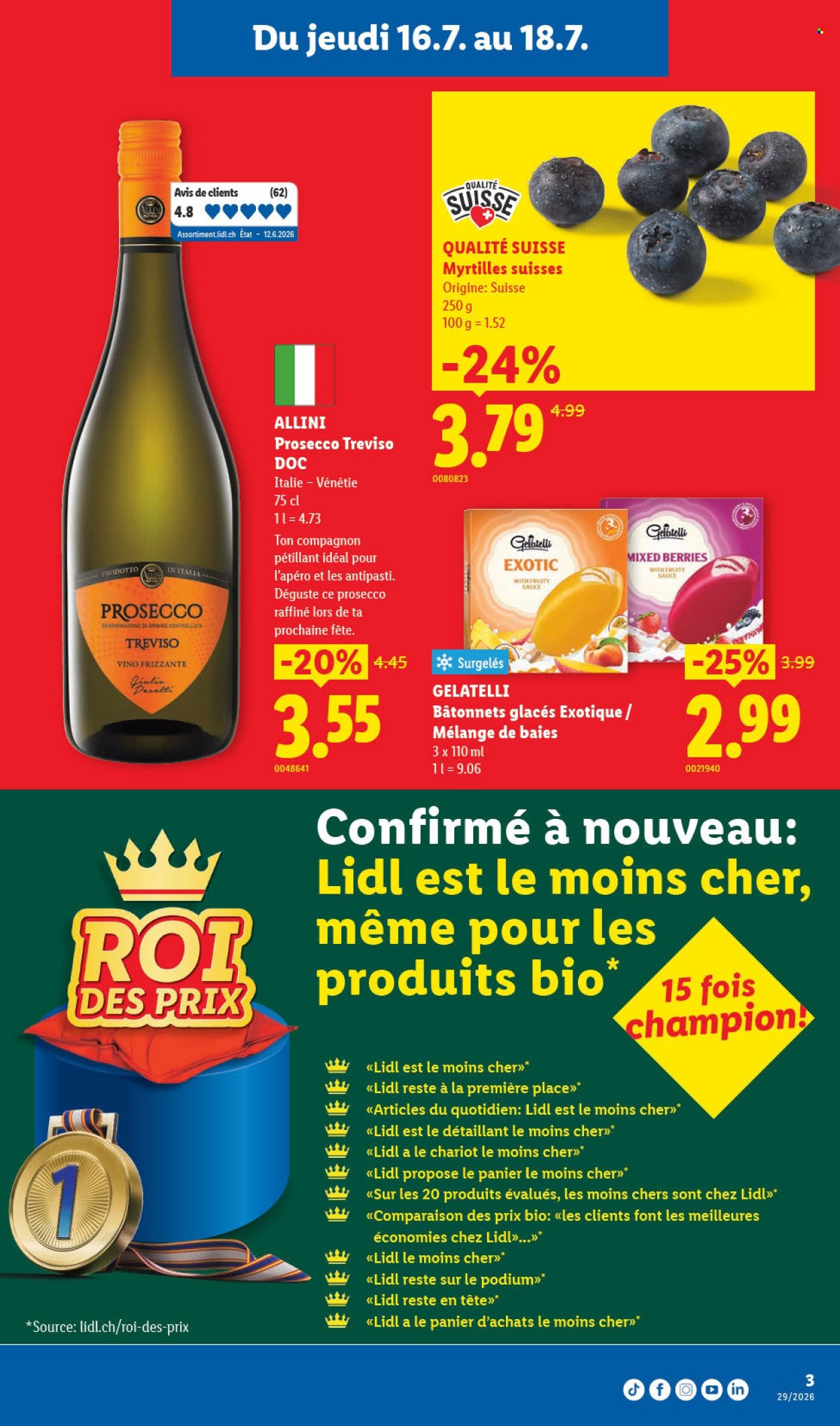 Catalogue Lidl - 16.7.2026 - 22.7.2026. Page 3. Page 3