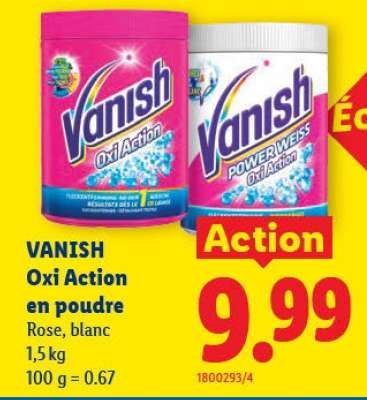 Vanish Oxi Action en poudre