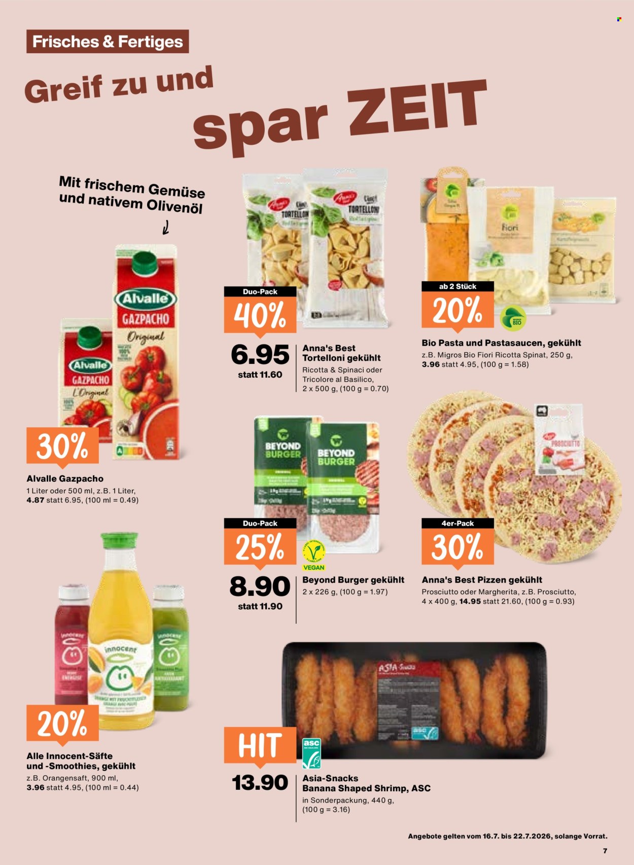 Catalogue Migros - 16.7.2026 - 22.7.2026. Page 7. Page 7
