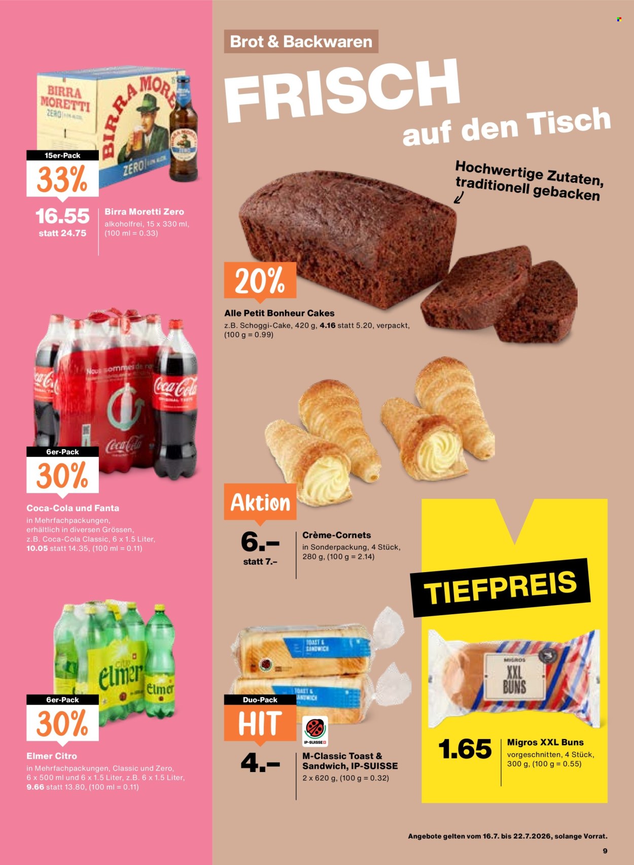 Catalogue Migros - 16.7.2026 - 22.7.2026. Page 9. Page 9