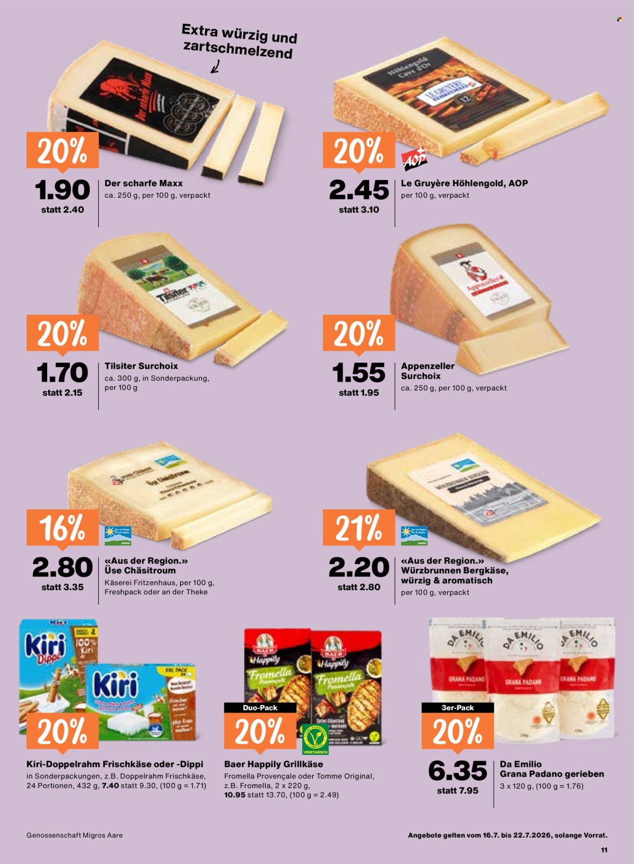 Catalogue Migros - 16.7.2026 - 22.7.2026. Page 11. Page 11