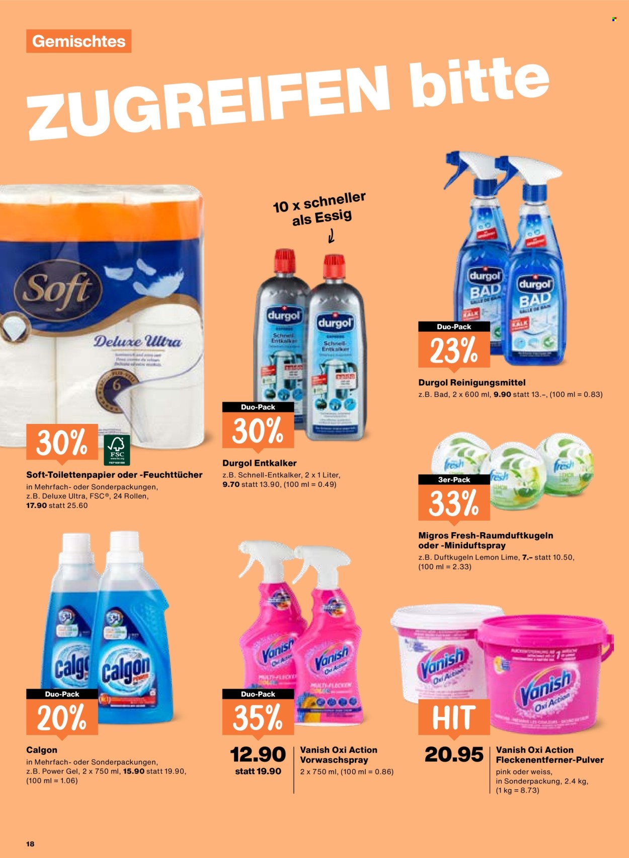 Catalogue Migros - 16.7.2026 - 22.7.2026. Page 18. Page 18