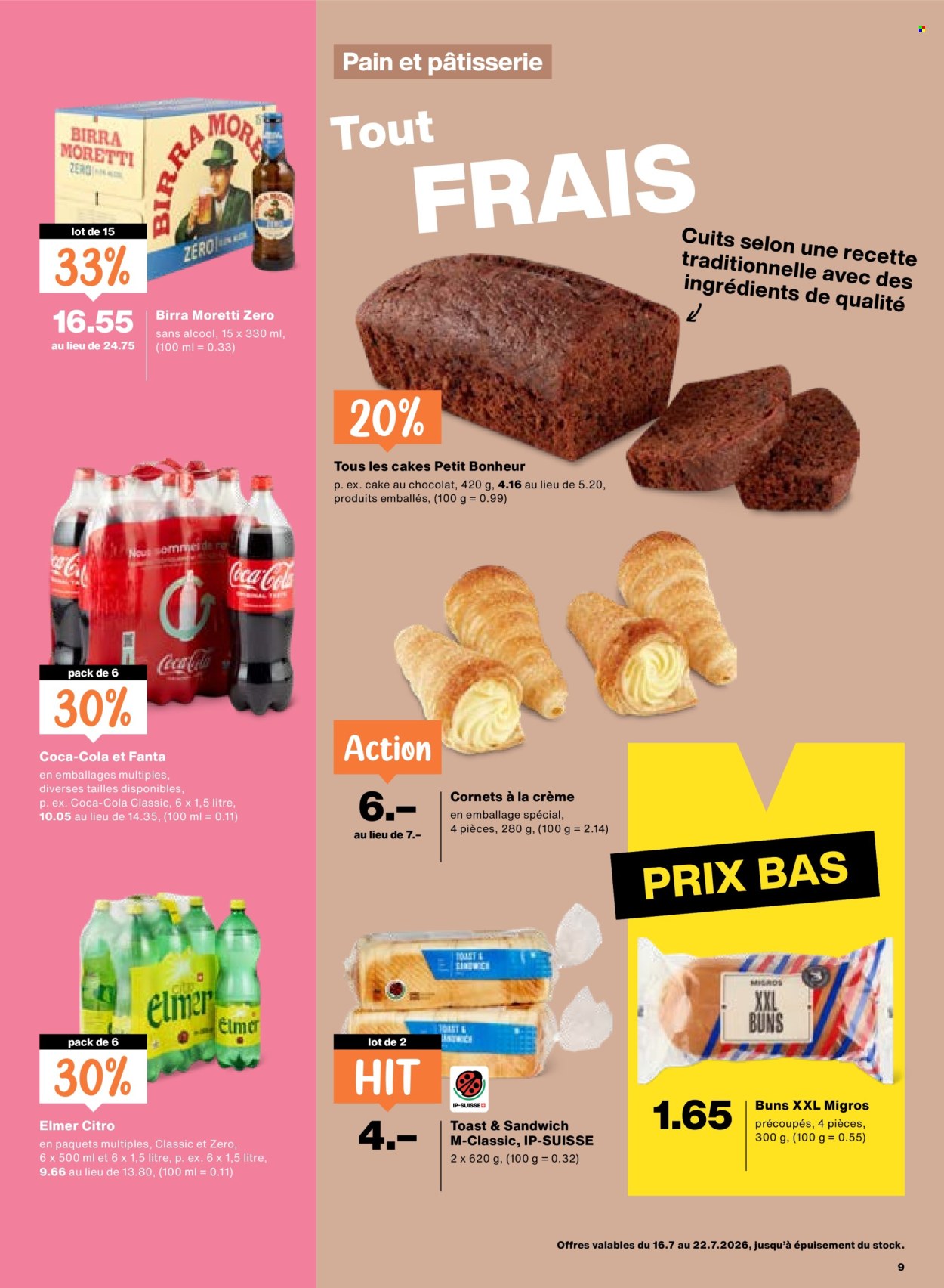 Catalogue Migros - 16.7.2026 - 22.7.2026. Page 9. Page 9