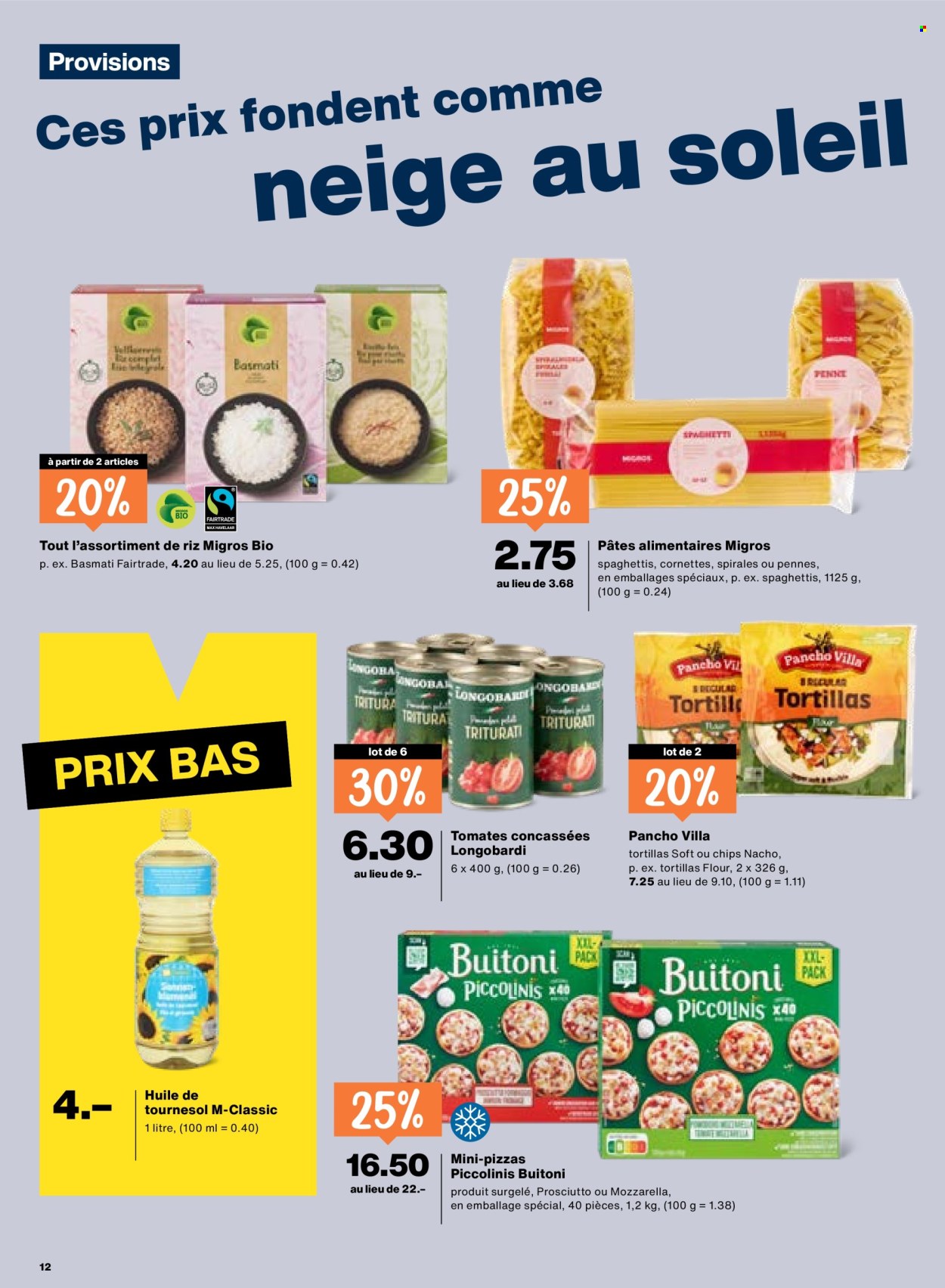 Catalogue Migros - 16.7.2026 - 22.7.2026. Page 12. Page 12