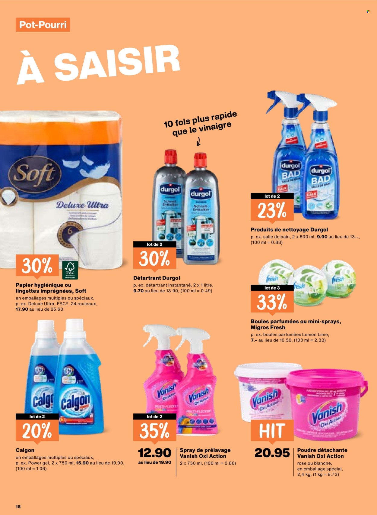 Catalogue Migros - 16.7.2026 - 22.7.2026. Page 18. Page 18