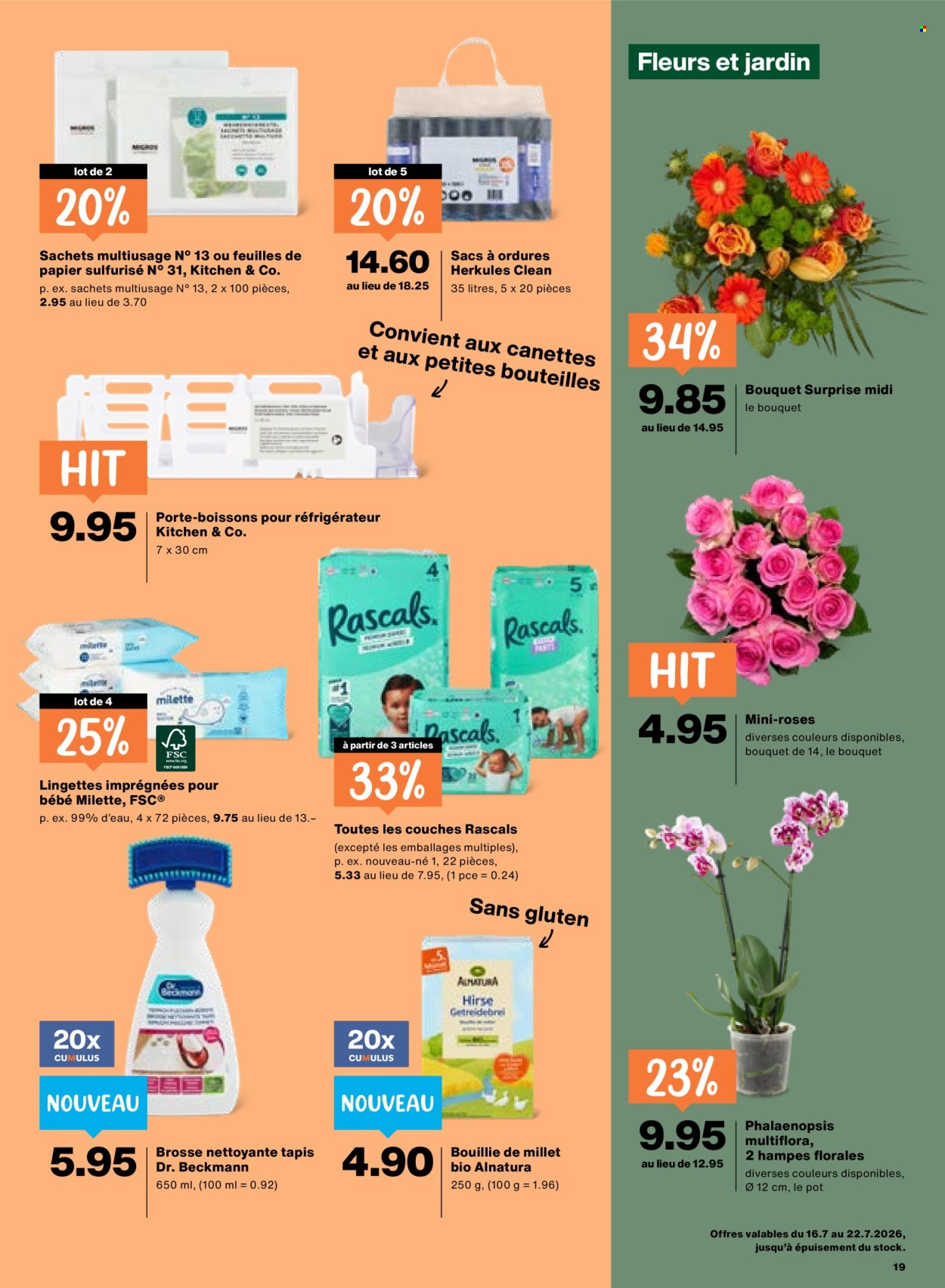 Catalogue Migros - 16.7.2026 - 22.7.2026. Page 19. Page 19