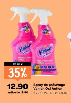 Spray de prélavage Vanish Oxi Action