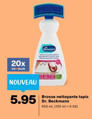 Brosse nettoyante tapis Dr. Beckmann