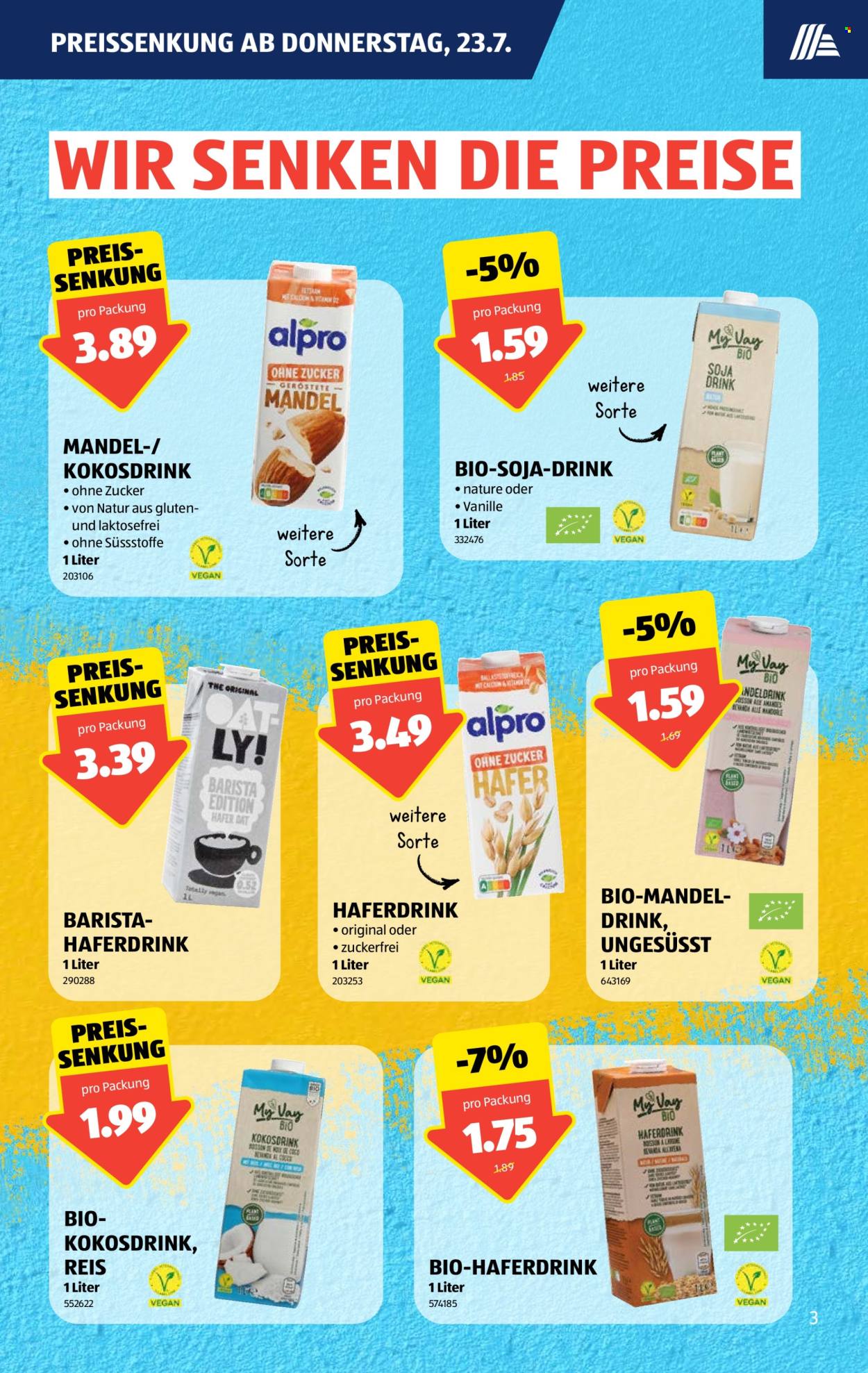 Catalogue Aldi - 23.7.2026 - 29.7.2026. Page 3. Page 3