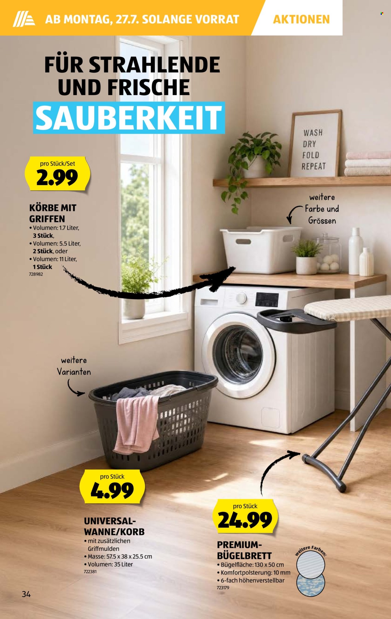 Catalogue Aldi - 23.7.2026 - 29.7.2026. Page 34. Page 34