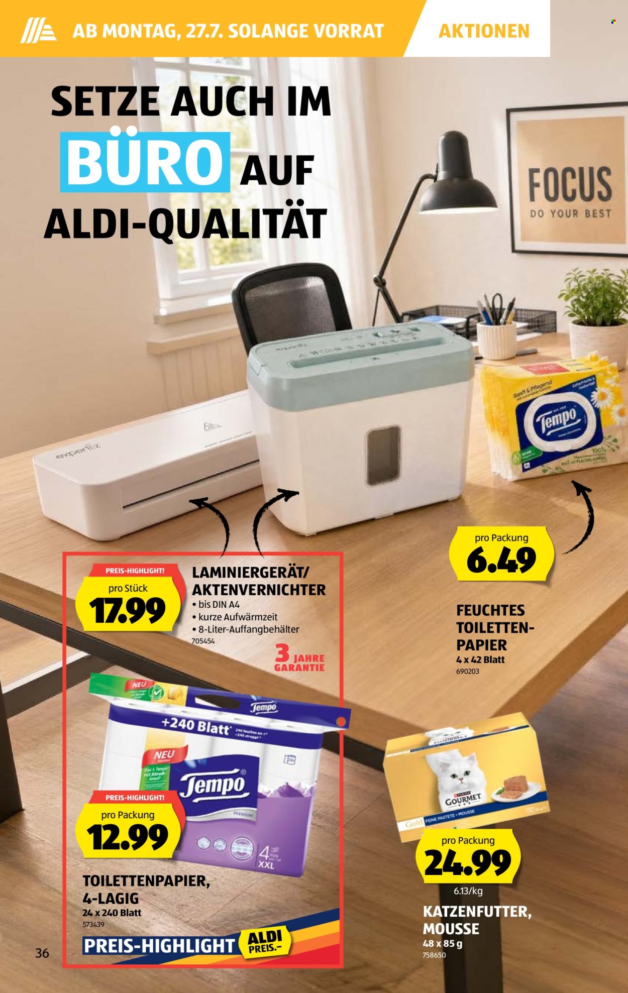 Catalogue Aldi - 23.7.2026 - 29.7.2026. Page 36. Page 36