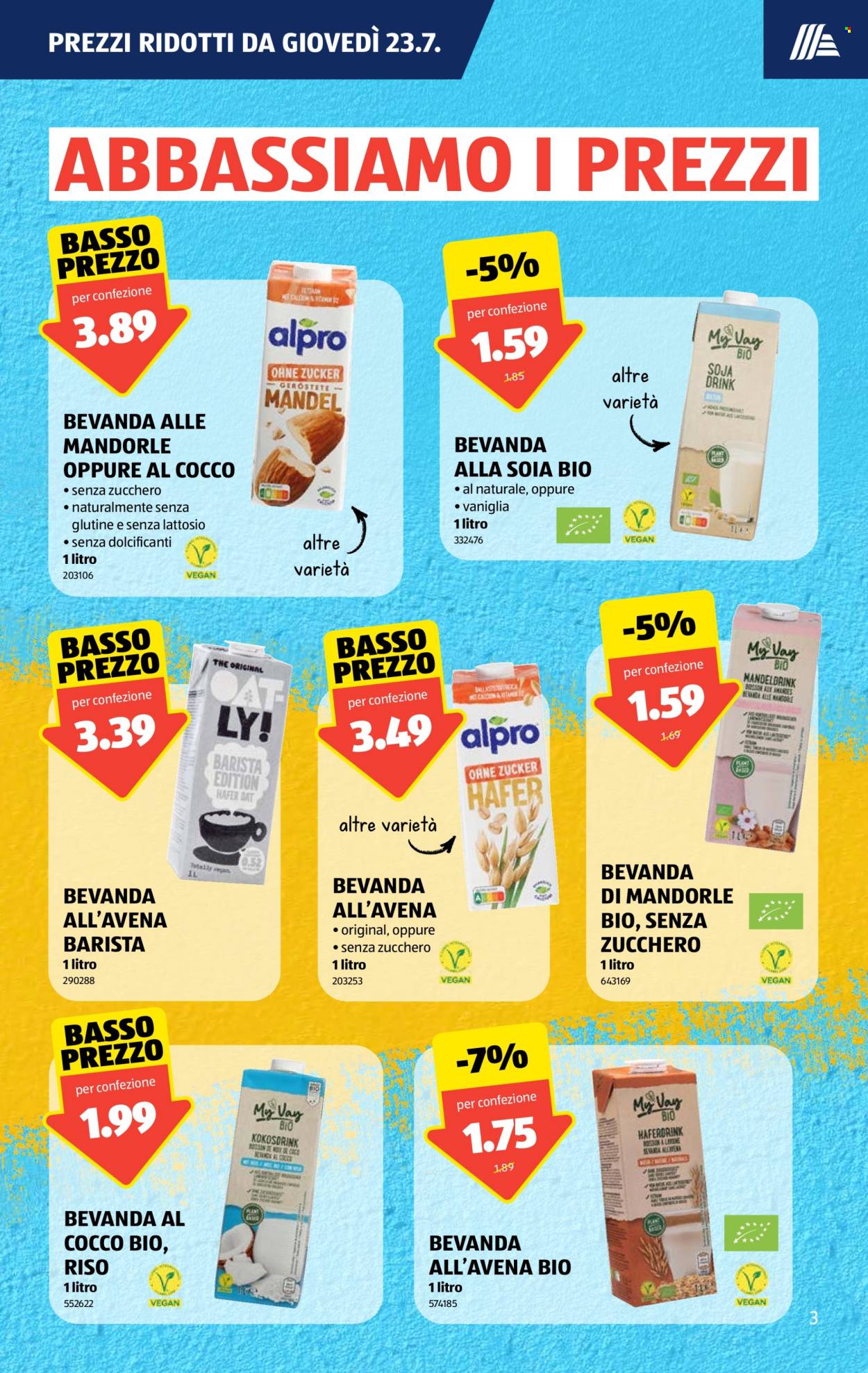 Catalogue Aldi - 23.7.2026 - 29.7.2026. Page 3. Page 3