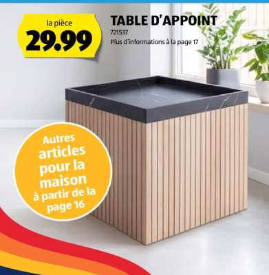 Table d’appoint