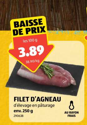 Filet d’agneau