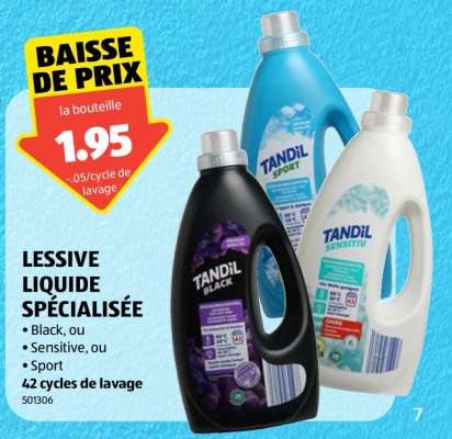 LESSIVE LIQUIDE SPÉCIALISÉE
