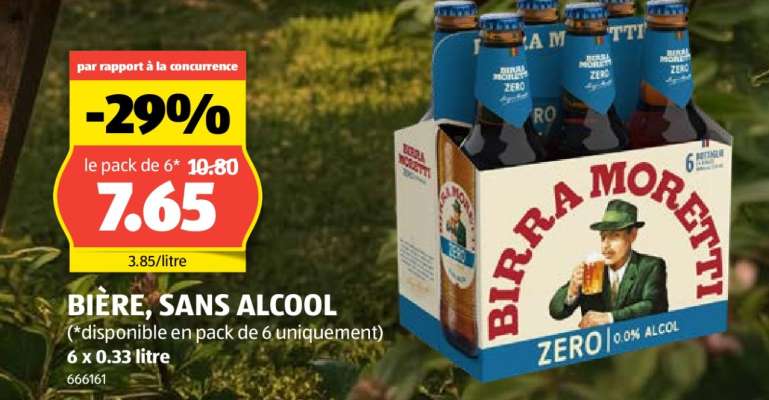 Bière sans alcool