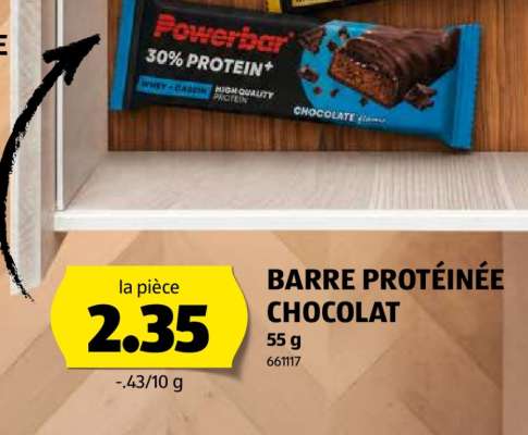 BARRE PROTÉINÉE CHOCOLAT