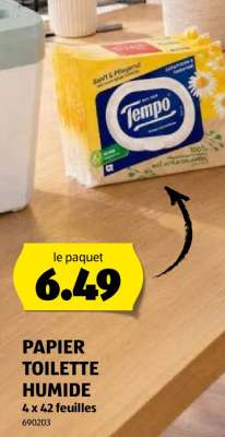 PAPIER TOILETTE HUMIDE