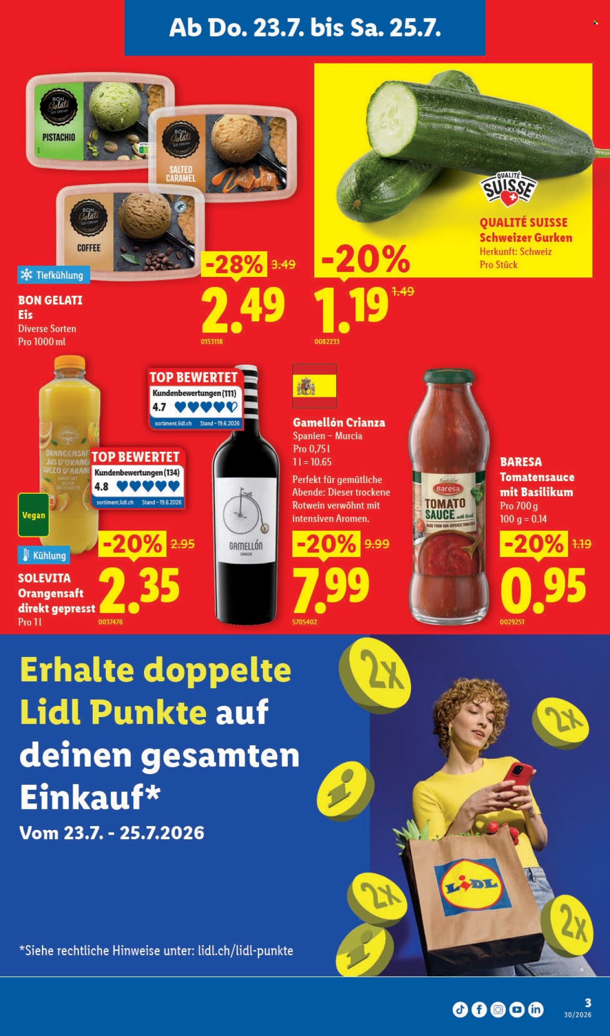 Catalogue Lidl - 23.7.2026 - 29.7.2026. Page 3. Page 3