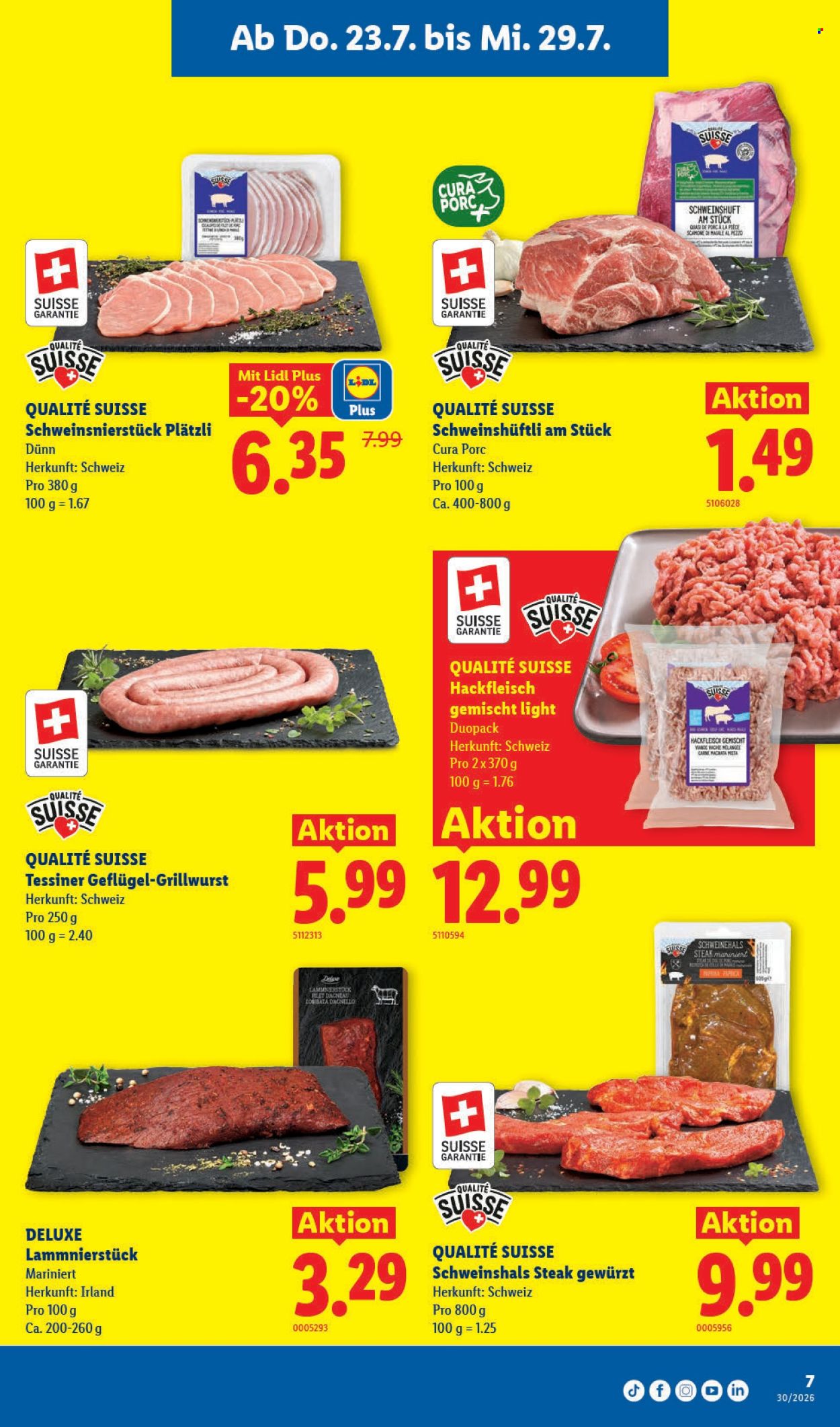 Catalogue Lidl - 23.7.2026 - 29.7.2026. Page 7. Page 7