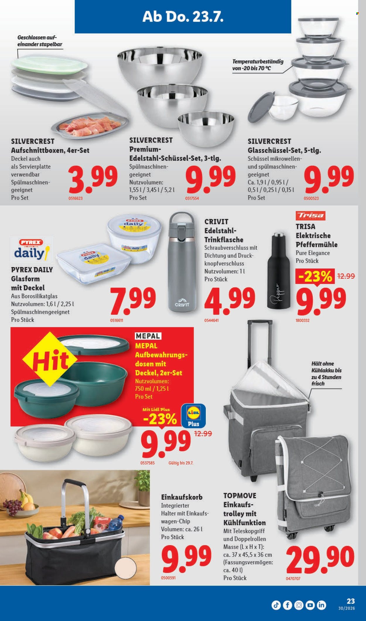 Catalogue Lidl - 23.7.2026 - 29.7.2026. Page 23. Page 23