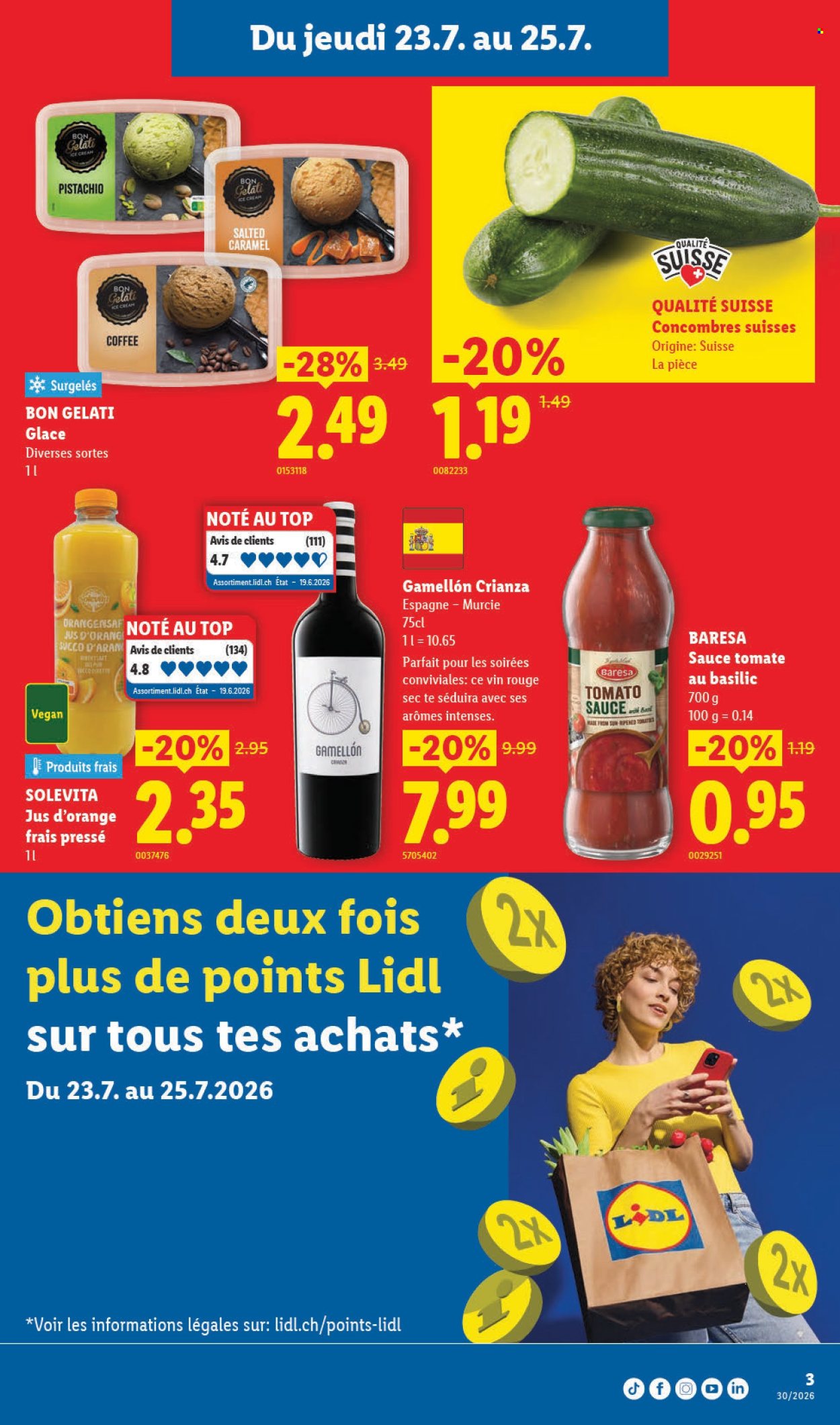 Catalogue Lidl - 23.7.2026 - 29.7.2026. Page 3. Page 3
