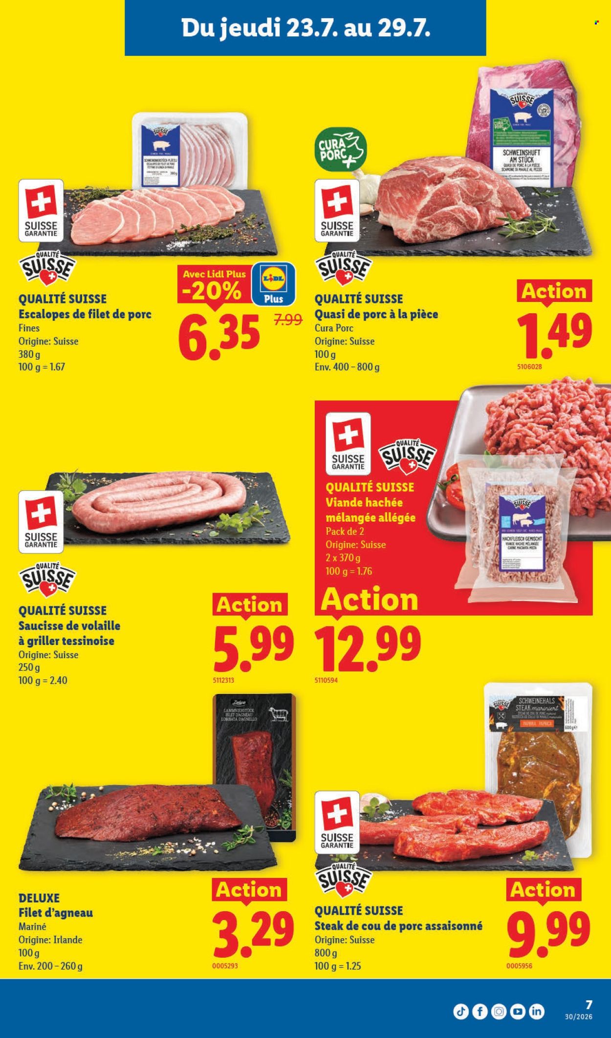 Catalogue Lidl - 23.7.2026 - 29.7.2026. Page 7. Page 7