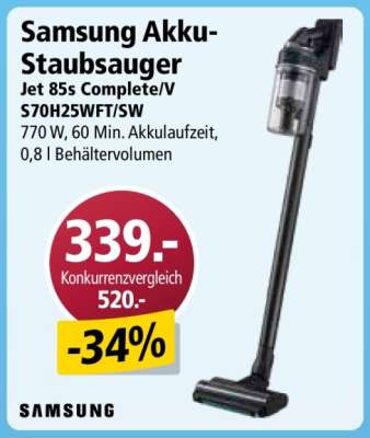 Samsung Akku-Staubsauger