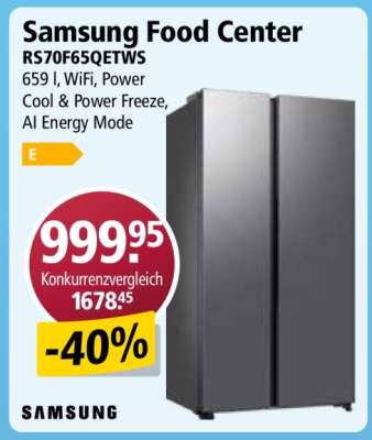 Samsung Food Center RS70F65QETWS