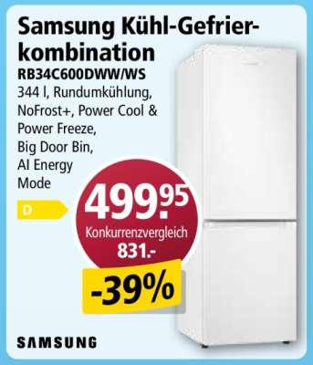 Samsung Kühl-Gefrierkombination