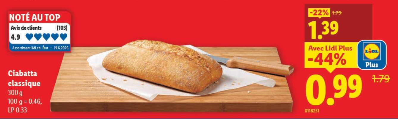 Ciabatta classique