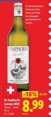 St. Saphorin Lavaux AOC