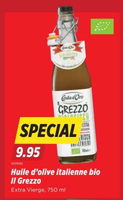 Huile d'olive italienne bio Il Grezzo