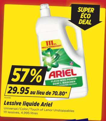 Lessive liquide Ariel